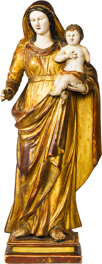 Photo Statue Dorure sur Bois à la feuille d'or Paris Neuilly