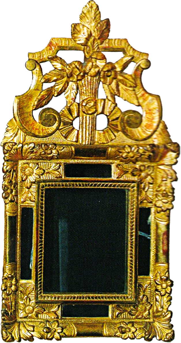 Photo Miroir Dorure sur Bois à la feuille d'or Paris Neuilly